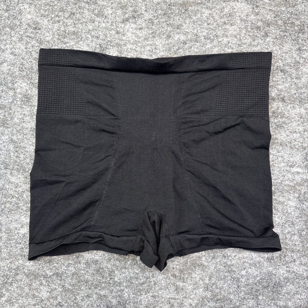 Skinny Girl shorts women's XL‎ black bike smoother shaper minimalist compression